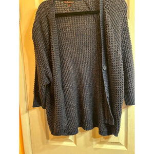 Women's Takeout Blue & Gold Cardigan Size L